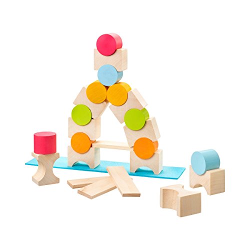 Blocs de construction en bois Selecta Coloro pour capter l attention des enfants