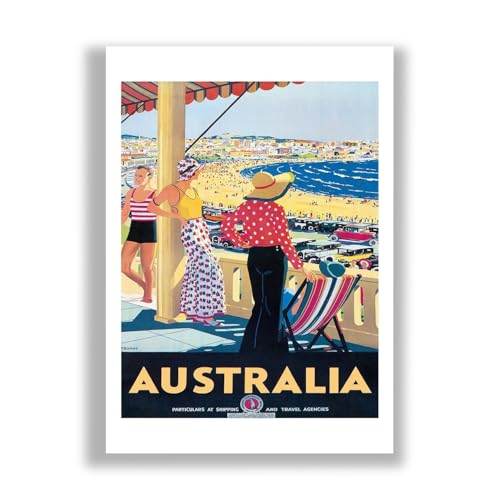 Poster Australie Percy Trompf pour grand mur de salon