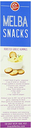 Old London Melba Snacks, Roasted Garlic, 5.25 Ounce (Pack of 12) - image 3