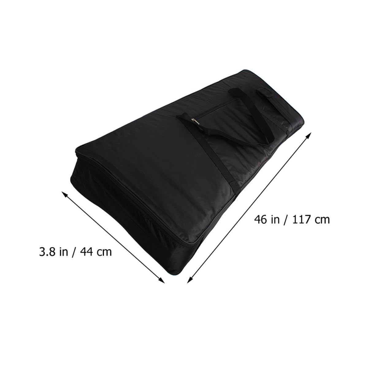 Borsa Tasti per Tastiera Elettronica 76 Oxford Nero | Portatile e Leggera, Capienza Pratica, per Attività All'aperto e Performance Esterne
