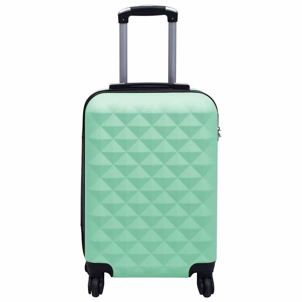 Set trolley rigido 2 pezzi set valigia verde menta bagaglio da