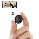 Mini WiFi Camera,MRSGUO Spy Wireless Hidden HD 1080P Portable Home Security Small Nanny Cam with Motion Activated/Night Vision Plus
