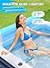 VISTOP Inflatable Pool for Adults or Kids with Seats/Cup Holders Large Thickened Extra Large Toddlers Cool Swimming Pool Family Summer Blow Up Water Pools for Outdoor, Water Party, Garden SPA Tub