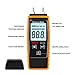 XRCLIF Wood Moisture Meter - Digital Moisture Meter for Wallls/Firewood/Lumber/Mortar, Handheld Wood Humidity Meter, Moisture Detector for Walls