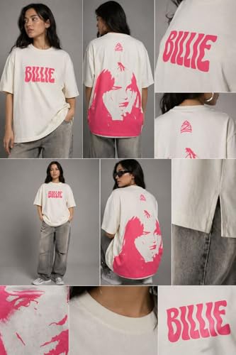 Image of Anime Printed Oversized Cotton Casual Round Neck T-Shirt for Men and Boys | Sharp, Eren yeagear & Mikasa akerman Japanese Streetwear Aesthetics