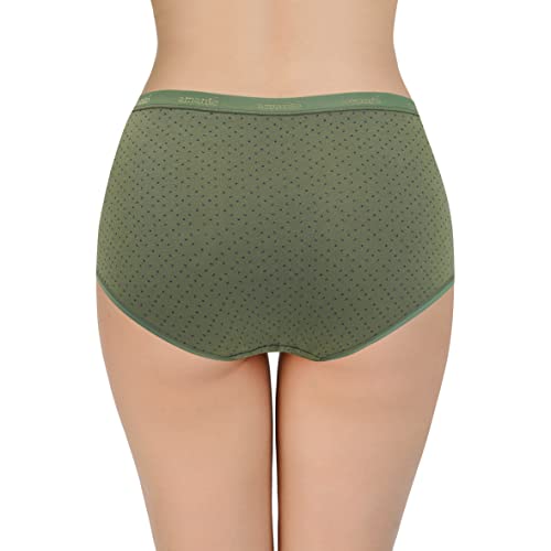 Image of Amante Printed Cotton Full Brief Panty Pack(Pack of 3)
