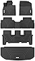 YITAMOTOR Floor Mats 3 Rows & Cargo Trunk Liner Compatible with 2020-2023 Hyundai Palisade (Fits Bench Seats), Black Custom Fits Car Floor Mats Automotive Liners Sets
