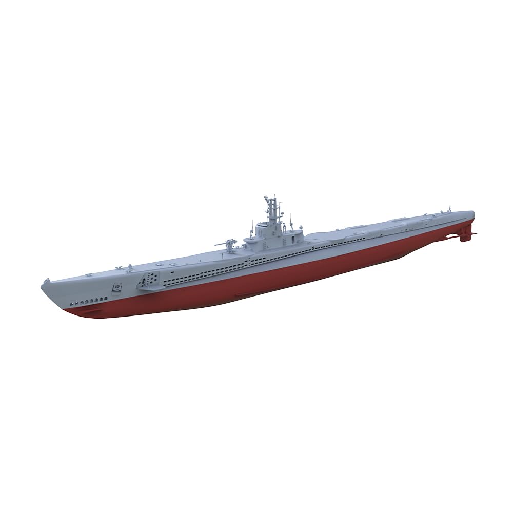 MRY-SFW SSC72952S-A 1/72 model wojskowy okręt podwodny klasy Salmon amerykańskiej marynarki wojennej, pełny kadłub