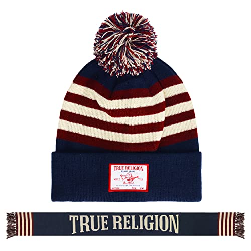Ensemble True Religion bonnet en tricot et écharpe haut de gamme