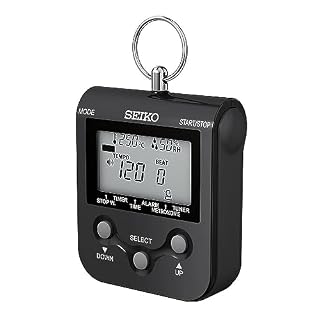 Seiko DM90B Compact Metronome, Black - Les Beatles, Paul McCartney, John Lennon, RIngo Starr, George Harrison