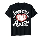 Baseball Aunt Auntie T-Shirt