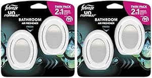 Febreze Unstoppables Bathroom Air Freshener, Mega Pack, 4 x 7.5 ml ...