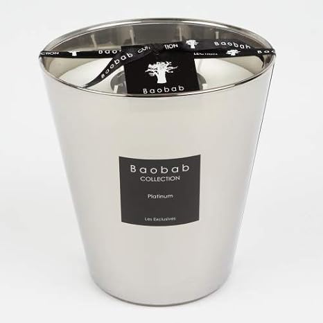 Baobab MAX16PLA Platinum Candle, 16 x 10 x 16 cm Wax Candle
