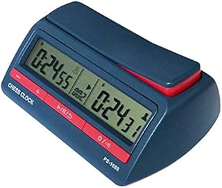 Elqubkan Elqubkan Temporizador digital de xadrez avançado relógio de xadrez conta acima relógio de jogo de mesa