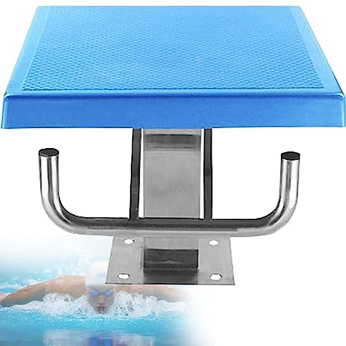 Trampolín para piscinas, trampolín para piscinas, superficie antideslizante de acero inoxidable 304, con base de acero inoxidable, para competición,B