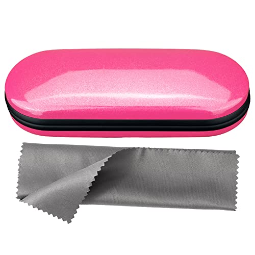 Image of Vemiss Hard Shell Eyeglass Cases, Lightweight Portable Glasses Case for Women Men