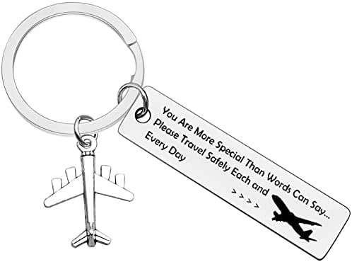 Safe Travels Gift Travel Keyring You Are More Special Than Words Can Say Travel Safely Keyring Flight Attendant Gift Pilot Gift Traveler Gifts for Women Men