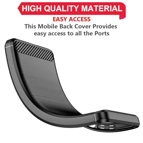 Image of BINTAGE Shock Proof Silicon Back Cover for Samsung A05s - SM-A057F - Black
