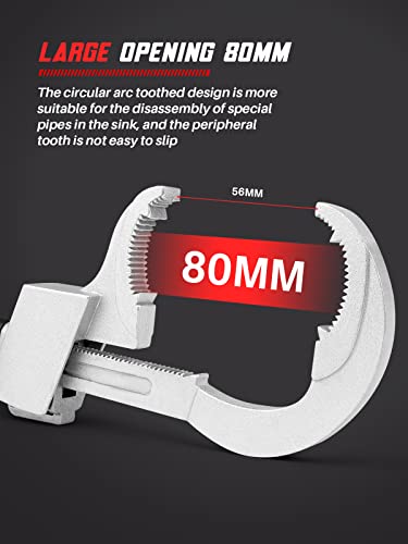 Wrenches Set, Universal Adjustable Double-Ended Wrench Set-3 In 1 Multifunctional Adjustable Wrench For Disassembly&Assembly Of Sanitary, Ware Pipe Puts-Crescent Wrench Sets For Water Pipe Repair #TOP4