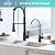EKRTE Commercial Water Filtration Faucet Brass Drinking Water Purifier Faucet, Matte Black Kitchen Bar Sink Drinking Water Purifier Faucet