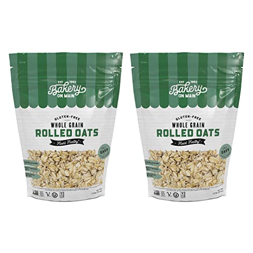 Bakery On Main Rolled Oats - Gluten Free, Non-Gmo Project Verified, Kosher, Resealable Bag, 7.5Lb (Pack Of 2) #TOP4