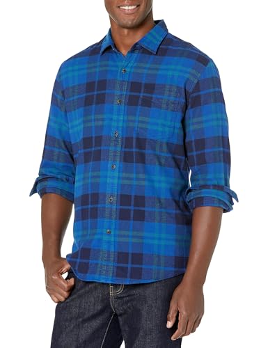 Chemise en flanelle manches longues homme Amazon Essentials grandes tailles