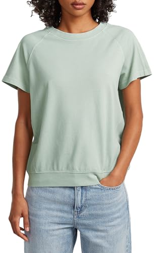T-shirt G-Star Raw C.V. Raglan Haut en Maille pour Femme Couleur Vert Pâle S