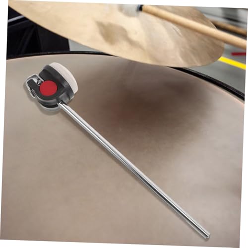 Cabezal de mazo para pedal de bombo con feltro rojo miniatura 6