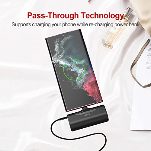 Iwalk 4500Mah Portable Charger Usb C Battery Pack, Compatible With Samsung Galaxy S22 Z Flip3 S20,S10,S9,S8,Note 20/10/9/8,Moto Z3/2,Lg V35/G8/7/5,Nintendo Switch,Google Pixel 4/3/2Xl, Black #TOP4