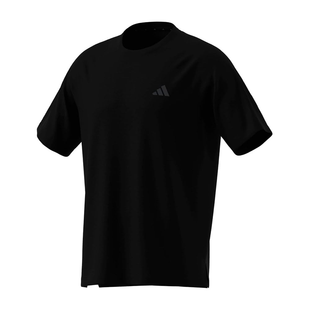 adidas Men's Tech Essentials Workout Shirt, Black/Black, XL