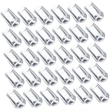 Cabilock 100Pcs End Caps for Hangers Wire Protectors Thread End Tips for Organizing Tools Displaying Artwork Kitchen Utensils Covers