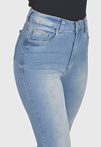 Calça Jeans HNO Jeans Reta Lisa Basic Azul Claro