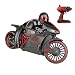 Weaston 1/18 Motocicletta da Corsa Telecomandata, Auto RC da Salto Ad Alta velocità 2.4G, Ricarica per Auto con Luci A LED Veicolo Giocattolo, Regalo di Compleanno di Natale per Bambini Ragazzi