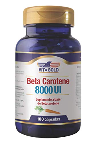Vitamina A Beta Caroteno 8000 UI Vitgold 100 capsulas