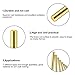 DYWISHKEY Brass Round Rods Bar Assorted, Diameter 2-8mm for DIY Craft Tool (24 Pieces)