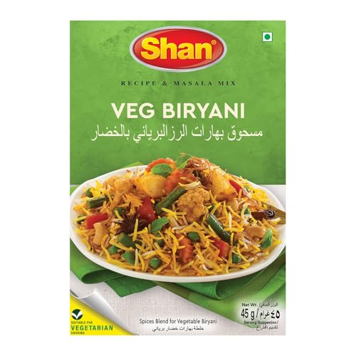 Shan Vegetable Biriyani Recipe & Masala Mix 45g