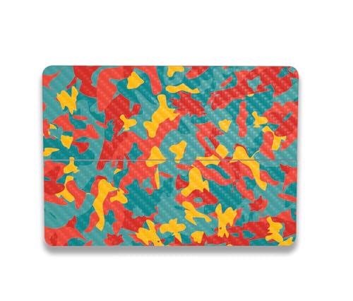 Image of MightySkins Carbon Fiber Skin Compatible with Microsoft Surface Laptop Studio 2 (2023) Full Wrap Kit - Wild Camouflage | Protective, Durable Textured Carbon Fiber Finish | Made in The USA