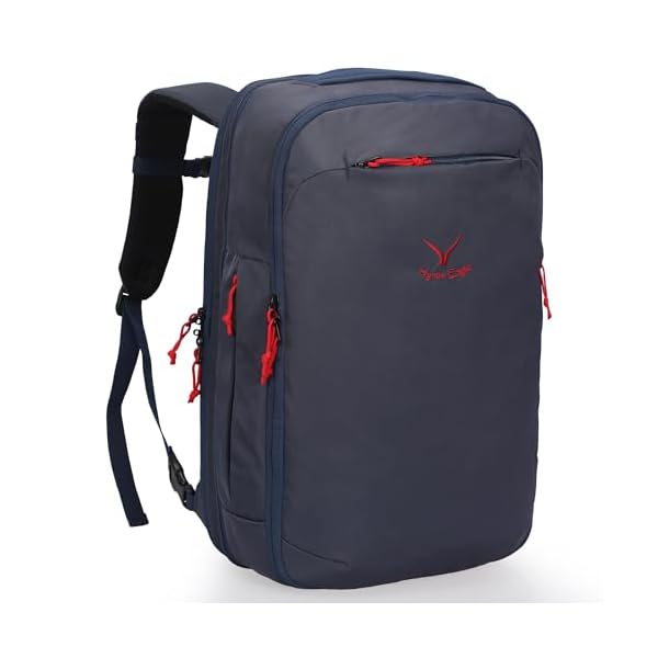 Hynes-Eagle-TSA-Friendly-Travel-Backpack-for-Men-Women-Carry-on-Backpack-40L-Flight-Approved-Laptop-Backpack-for-17-inches-Compressible-Weekender-Bag-Overnight-Backpack-Dark-Blue Hynes Eagle TSA Friendly Travel Backpack for Men Women Carry on Backpack 40L Flight Approved Laptop Backpack for 17 inches Compressible Weekender Bag Overnight Backpack Dark Blue