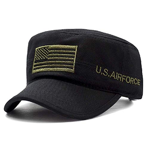 BDDLMM Nueva Camo Gorra Plana Sombrero de la Bandera del Ejército de EE. UU. Hombres Sombrero de Béisbol Bordado EE. UU. Carta Masculina de Algodón Camuflaje Sombrero Plano superior Papá