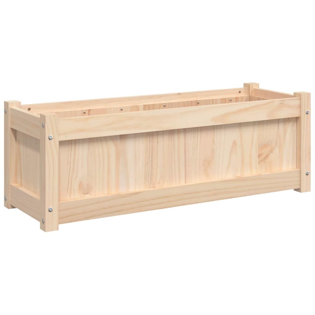 Générique Sadzarka na rośliny z litego drewna sosna 90x31x31 cm
