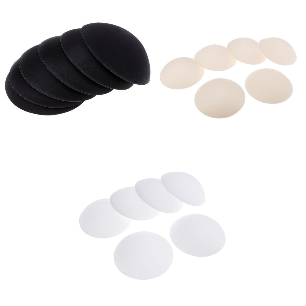FABLOFT 9 Pairs Push Up Bra Pads Inserts Sponge Breast Enhancers Swimwear AssortedCrafts|Sewing|Foundations & Undergarments|Bra Cup Pads-image-40