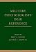 Military Psychologists' Desk Reference