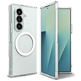 【Ringke】Galaxy Z Fold 7 ケース FUSION MAGNETIC TPU+PC 黄ばみにくい 耐黄変 落下防止 耐衝撃 米軍MIL規格取得 Galaxy Z Fold7 マグネット クリアケース スマホカバー ギャラクシーZフォールド7 (ストラップホールあり) - Magnetic Clear