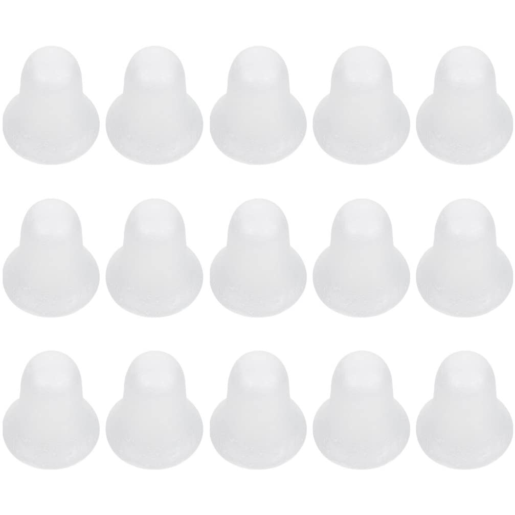 Healifty 15 Pcs Bubble Bell Toys Wedding Decor Christmas Tree Ornaments Party Foams Models Diy Bells Foams Diy Hanging Decors Foams Bell Shape