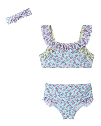 Floral Kids (2-7) Bikini Swim Suit by Andy & Evan