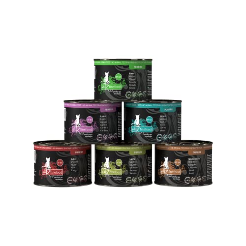 Produktbild von catz finefood Purrrr Collection II Monoprotein Nassfutter für Katzen - 6 x 200 g
