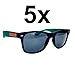 Produktbild Jägermeister Sonnenbrille Nerd-, Party-, Brille in schwarz grün Aktion - 5 Stück