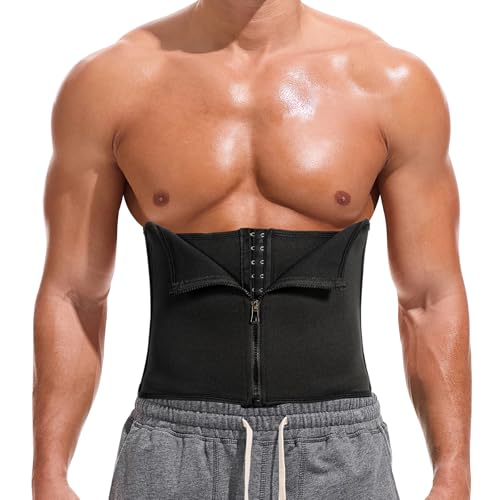Ceinture de sport pour homme avec boucle à fermeture éclair idéale pour randonnée