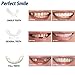 Instant Snap Veneers Dentures Fake Teeth Smile Serrated Denture Teeth Top Or Bottom Comfort Fit Flexible Teeth Socket to Make White Tooth Beautiful Neat