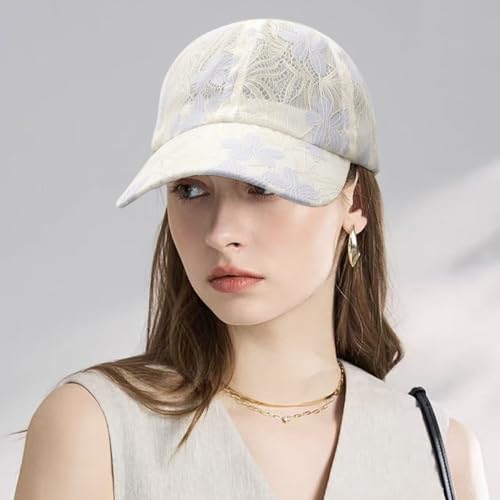 Gorra clásica de malla con visera bordada para mujer miniatura 3